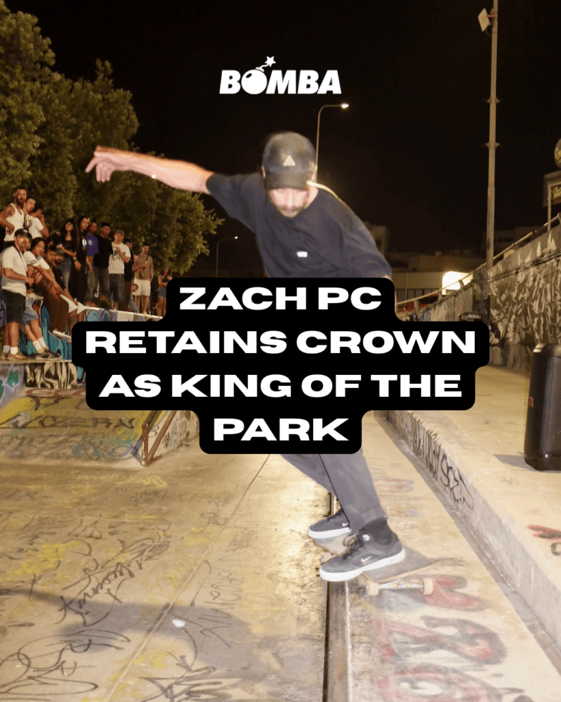 Skater performing a grind in a skatepark