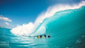 Surfers in Fiji await powerful waves at the WSL Finals.