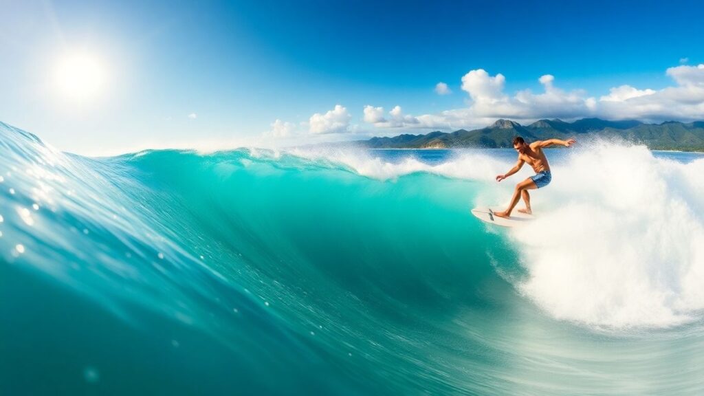 Yago Dora and Molly Picklum surfing big waves at Cloudbreak