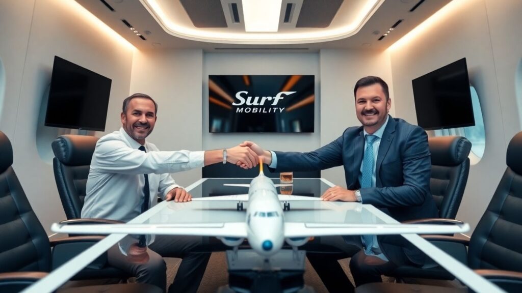 Shawn Pelsinger joins Surf Air Mobility board meeting