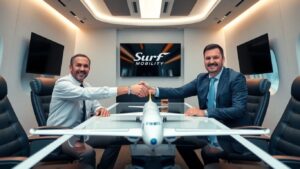 Shawn Pelsinger joins Surf Air Mobility board meeting