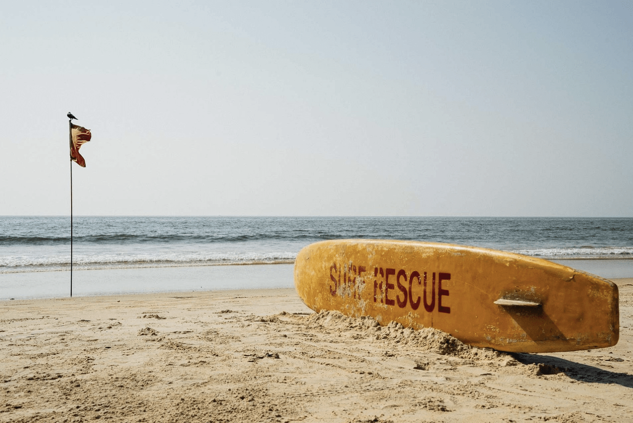 Malta rescue, life guard surf board