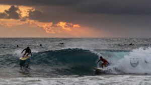 Eddie Aikau legacy surf art sunset wave
