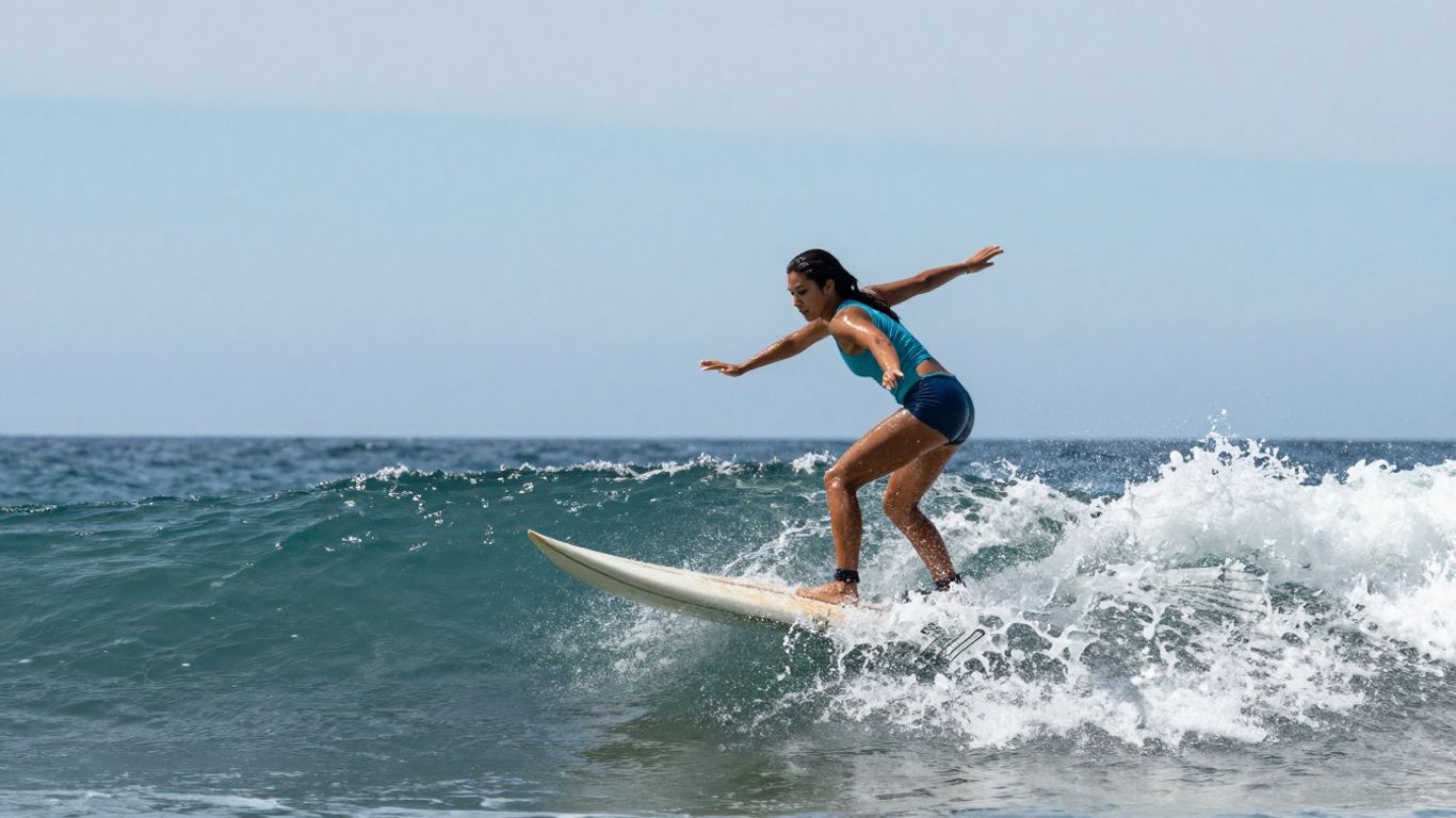 Alyssa Spencer wins Super Girl Surf Pro title.